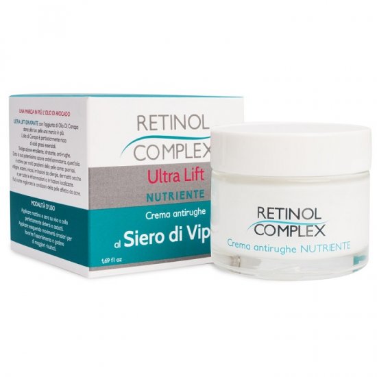 RETINOL COMPLEX CREMA ANTIRUGHE NUTRIENTE AL SIERO DI VIPERA - Clicca l'immagine per chiudere