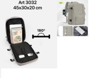 ZAINO DA VIAGGIO BAGAGLIO A MANO MULTI TASCHE