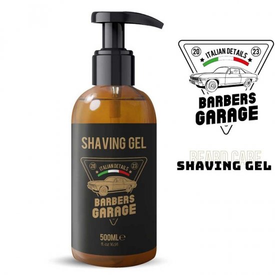 BARBERS GARAGE BEARD CARE SHAVING GEL BARBA - Clicca l'immagine per chiudere