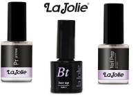 KIT UNGHIE SMALTO GEL LA JOLIE PRIMER NAIL PREP BASETOP