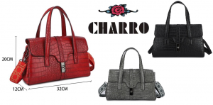 BORSA BORSE DONNA ELEGANTE CHARRO ECOPELLE