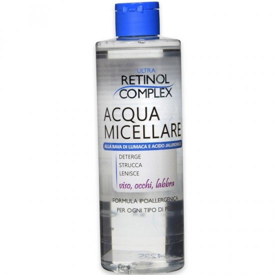 ACQUA MICELLARE ALLA BAVA DI LUMACA E ACIDO JLURONICO 400 ML - Clicca l'immagine per chiudere