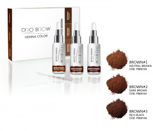 HENNA SOPRACCIGLIA KIT 3 POLVERI PRO-BROW