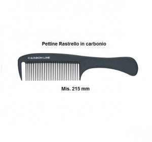 PETTINE CAPELLI RASTRELLO IN CARBONIO ANTISTATICO