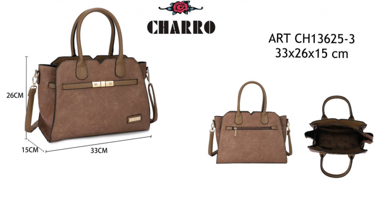 BORSA BORSE DONNA ELEGANTE CASUAL CHARRO - Clicca l'immagine per chiudere